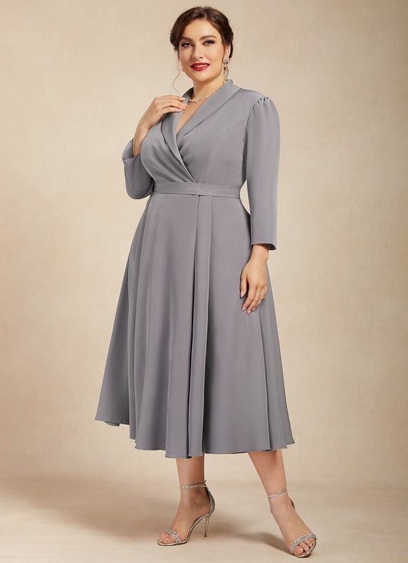 Robe Trapèze Gracieuse Élégance - gallery 9