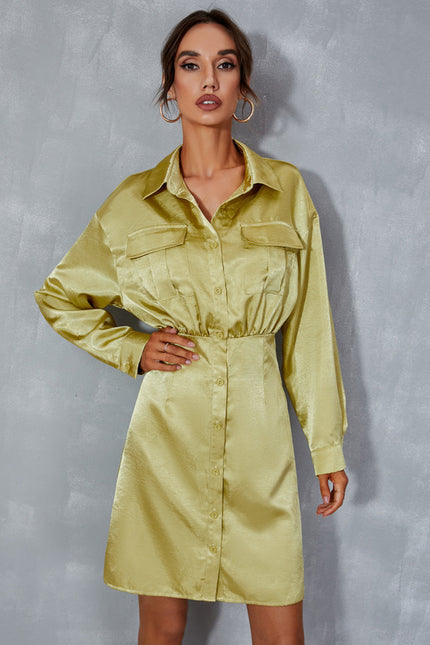 Robe Trapèze Lueur Zestée - gallery 4