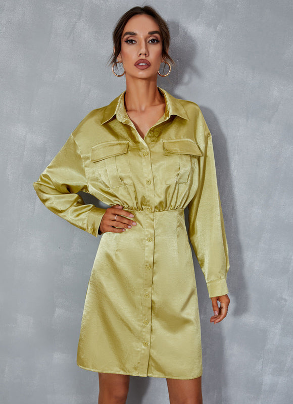 Robe Trapèze Lueur Zestée - gallery 4