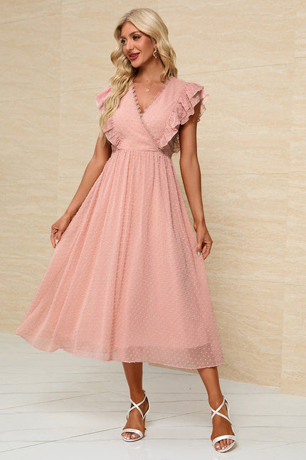 Robe Trapèze Nuageuse Élégante