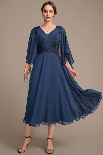 Robe Trapèze Élégance Céleste - gallery 1