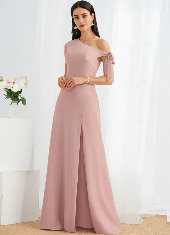 Robe Trapèze Rose Poudré Chic