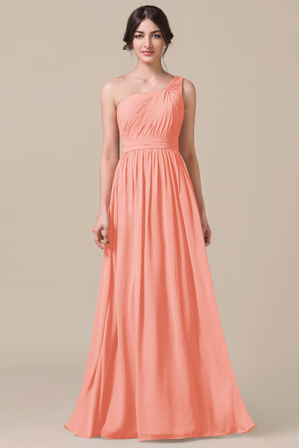 Robe Trapèze Asymétrique Beige