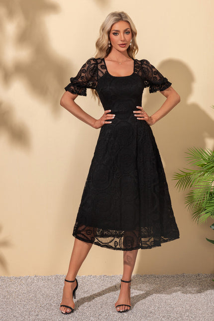 Robe Trapèze Nuit Éthérée - gallery 5