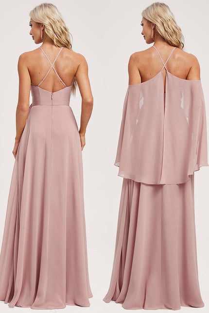 Robe Trapèze Rose Légère - gallery 7