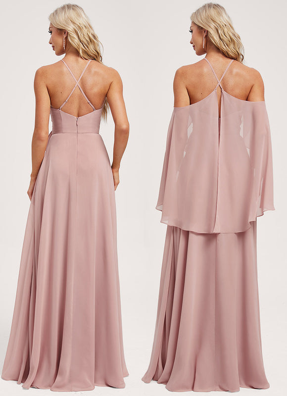 Robe Trapèze Rose Légère - gallery 7