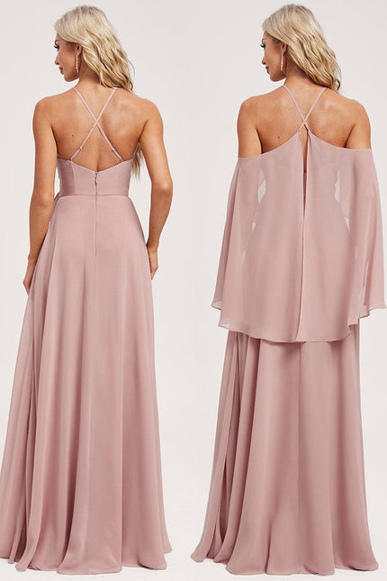Robe Trapèze Rose Légère - gallery 7