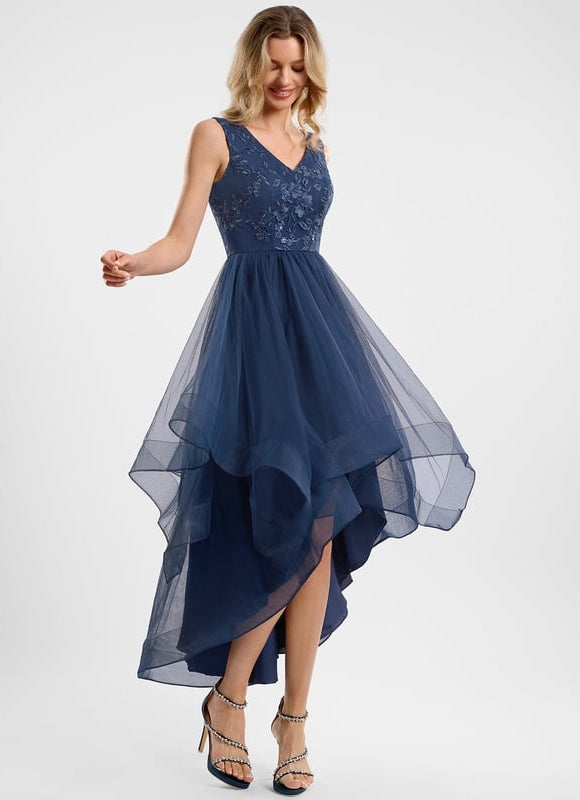 Robe Trapèze Élégance Asymétrique - gallery 1