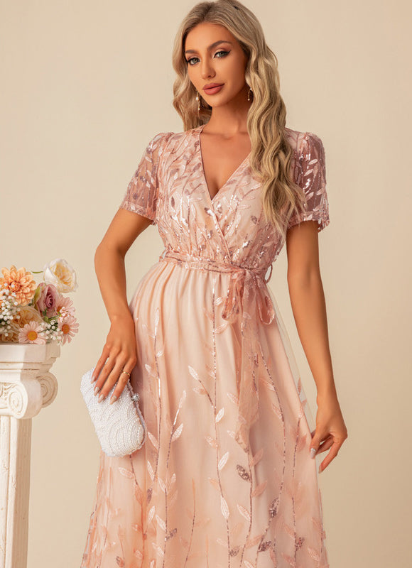 Robe Trapeze Sequin - gallery 5