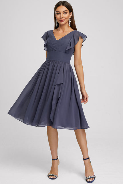 Robe Trapèze Émeraude Volante - gallery 4