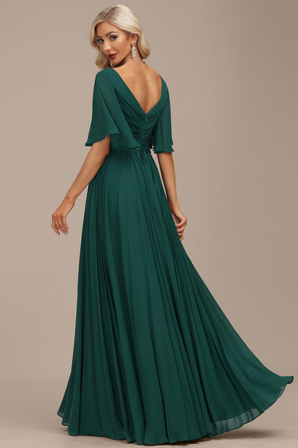 Robe Trapèze Émeraude Envoûtante - gallery 4