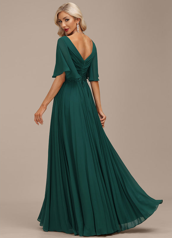 Robe Trapèze Émeraude Envoûtante - gallery 4