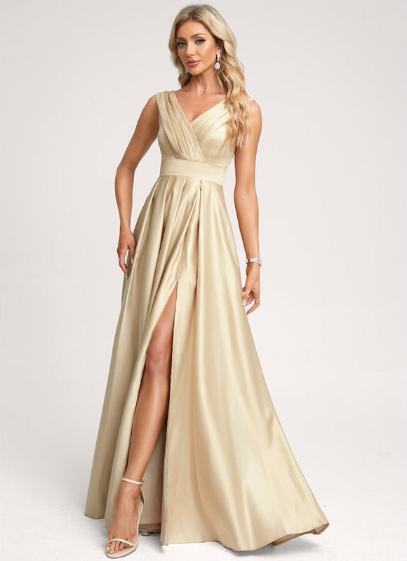 Robe Satin Trapeze - gallery 2