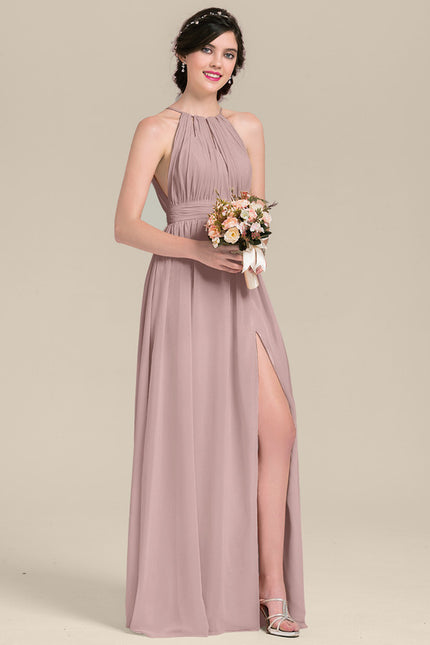 Robe Trapèze Cascade Satinée - gallery 1
