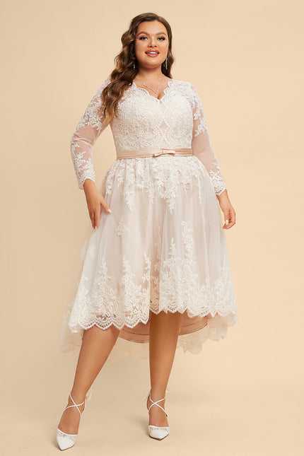 Robe Trapèze Élégance Organza Couture - gallery 9