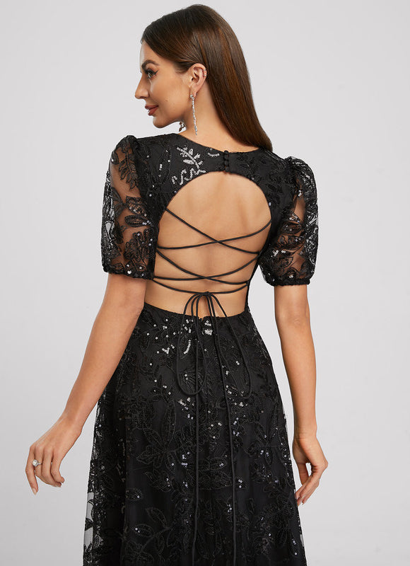 Robe Trapèze Nocturne Éphémère - gallery 4