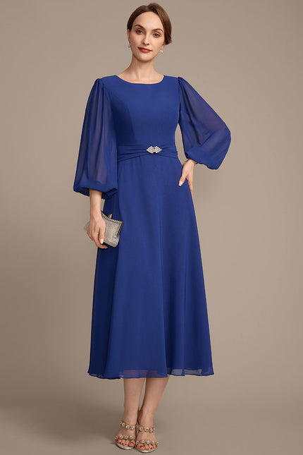 Robe Trapèze Chic Cristal Plissé - gallery 4