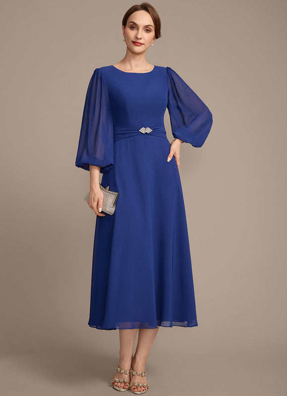 Robe Trapèze Chic Cristal Plissé - gallery 4