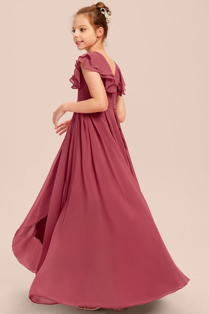 Robe Trapèze Mousseline Sable - gallery 1
