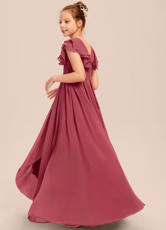 Robe Trapèze Mousseline Sable - gallery 1