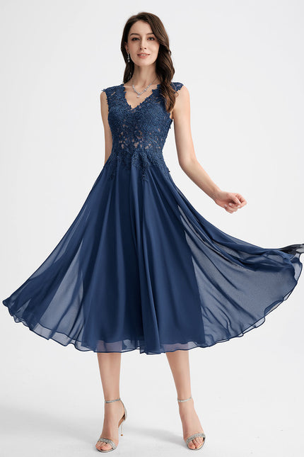 Robe Trapèze Noire Et Blanche Dentelle