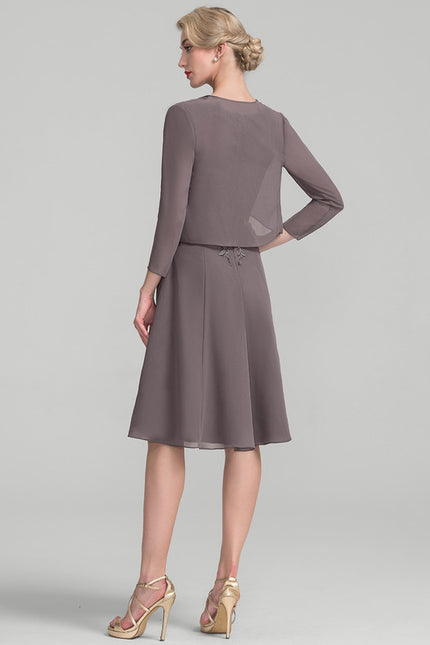 Robe Trapèze Élégance Mousseline - gallery 4