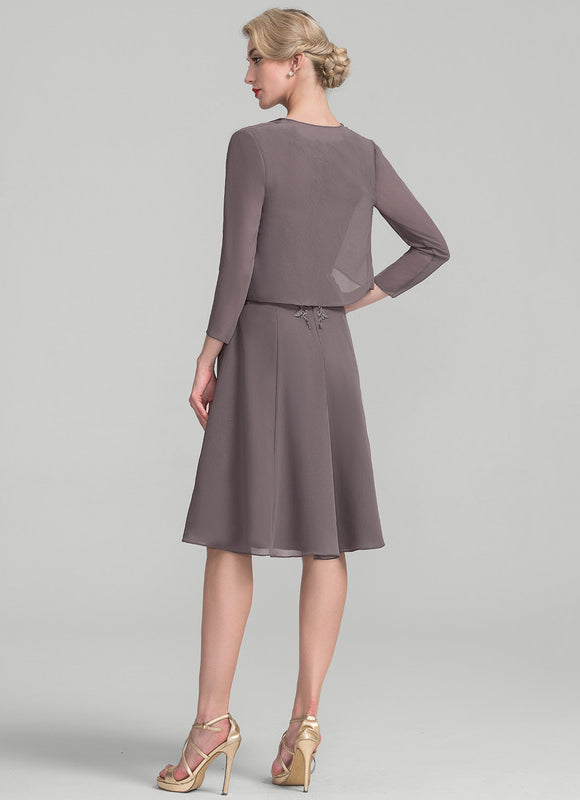 Robe Trapèze Élégance Mousseline - gallery 4