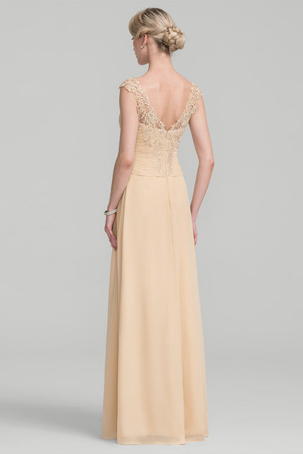 Robe Trapèze Nuance De Velours - gallery 3