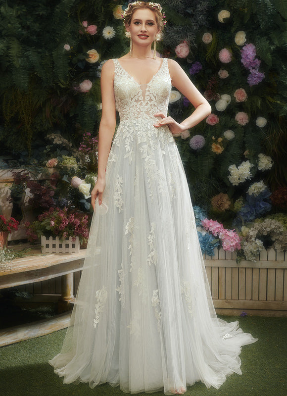 Robe Trapèze Voile Floral - gallery 2