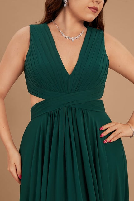 Robe Trapèze Élégante Mousseline - gallery 7
