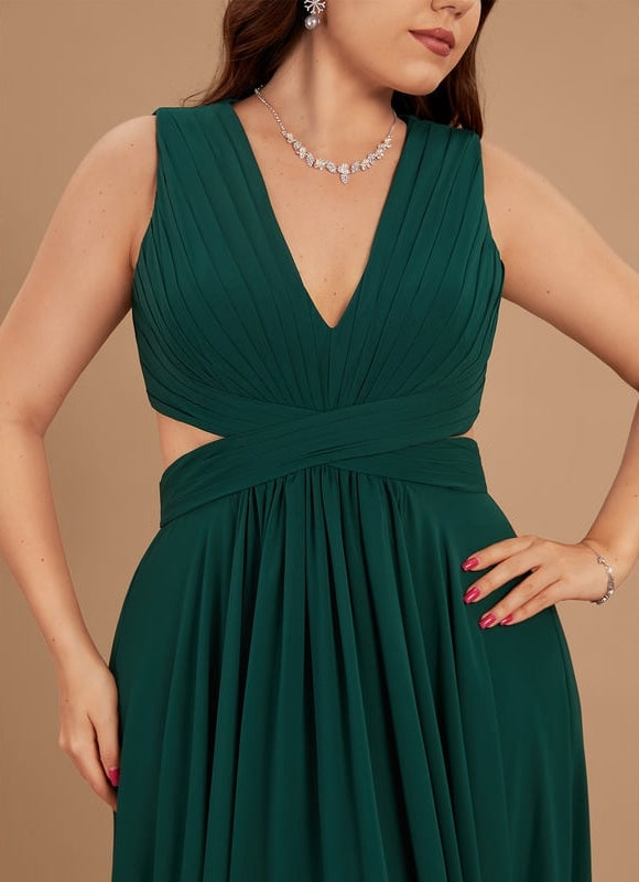 Robe Trapèze Élégante Mousseline - gallery 7