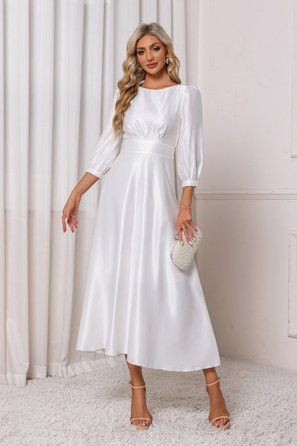 Robe Trapèze Midi Lumineuse - gallery 1
