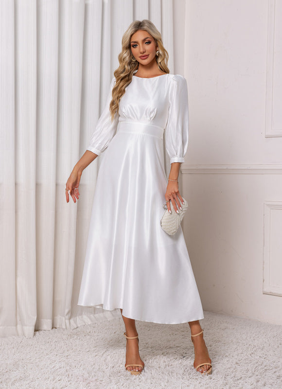Robe Trapèze Midi Lumineuse - gallery 1