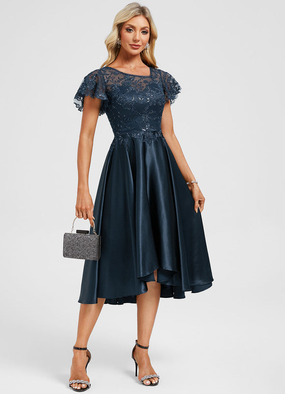 Robe Trapèze Étoile De Velours - gallery 1