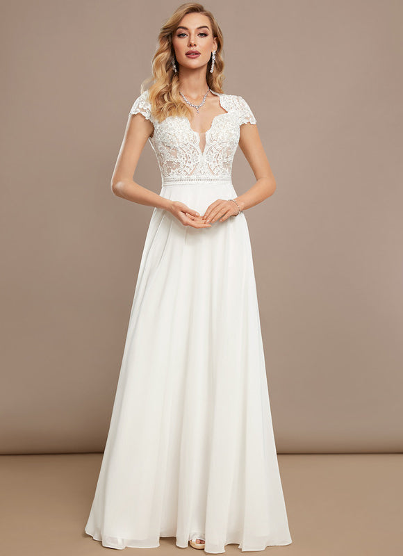 Robe Trapèze Éblouissante Aérienne - gallery 3