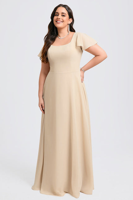 Robe Trapèze Flottante Aqua - gallery 6