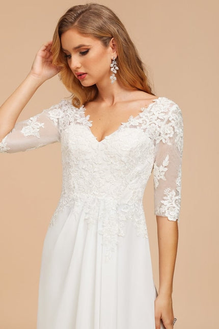 Robe Trapèze Éblouissante Aérienne - gallery 3