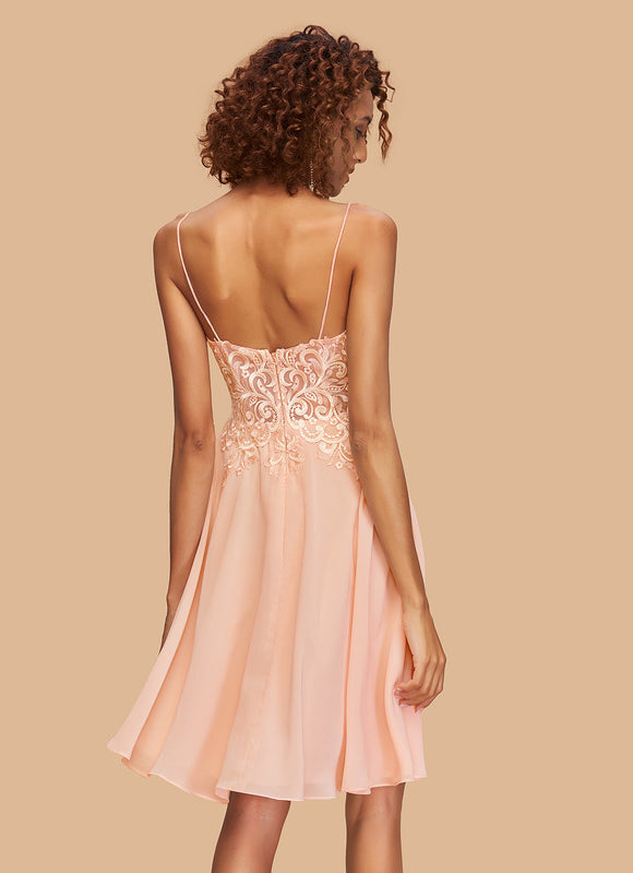 Robe Trapèze Sérénité Pêche - gallery 1