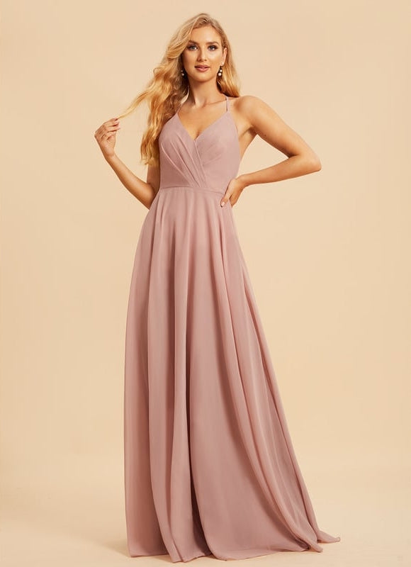 Robe Trapèze Mousseline Fendue - gallery 4