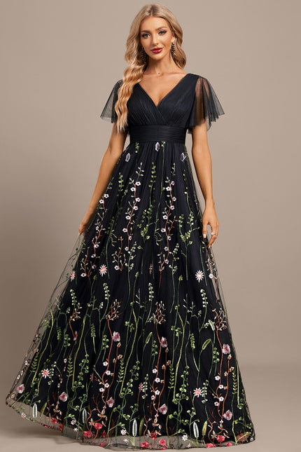 Robe Trapèze Féerie Florale - gallery 3