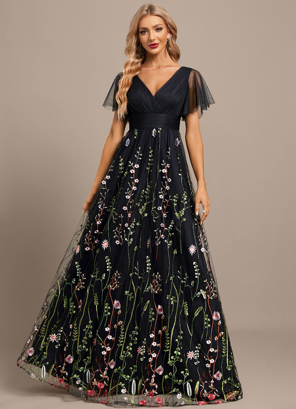 Robe Trapèze Féerie Florale - gallery 3