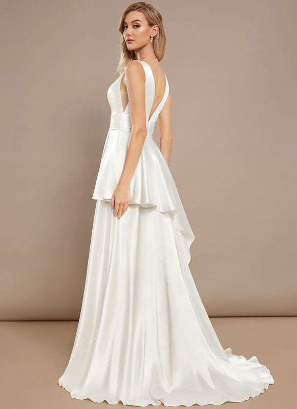 Robe Trapèze Brise Satinée - gallery 5