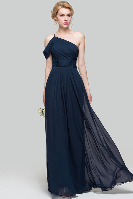 Robe Trapèze Asymétrique Beige - gallery 8