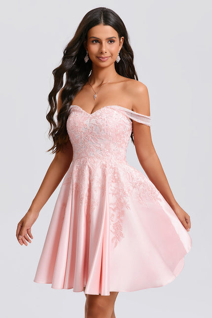 Robe Trapèze Lueur Éthérée - gallery 3
