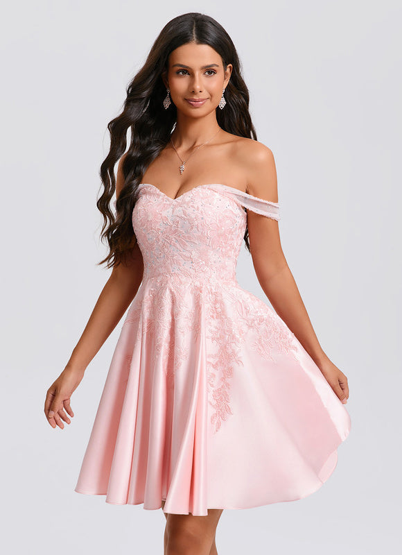 Robe Trapèze Lueur Éthérée - gallery 3