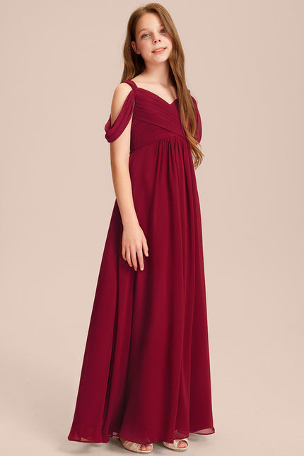Robe Trapèze Rouge Velours Flottant - gallery 4