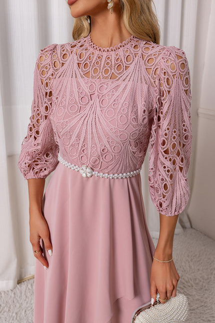 Robe Trapèze Dentelle - gallery 2