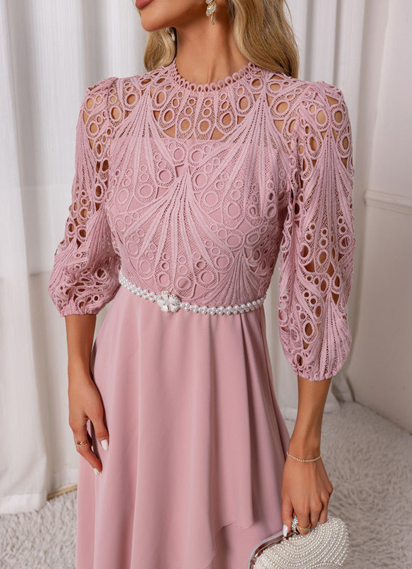 Robe Trapèze Dentelle - gallery 2
