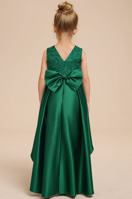 Robe Trapèze Émeraude Enfant - gallery 5