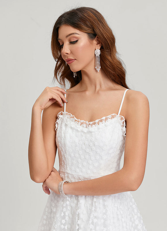 Robe Trapèze Enchantée Blanche - gallery 2
